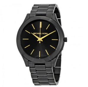 Michael Kors   黑色不锈钢 简约 大表盘 中性手表