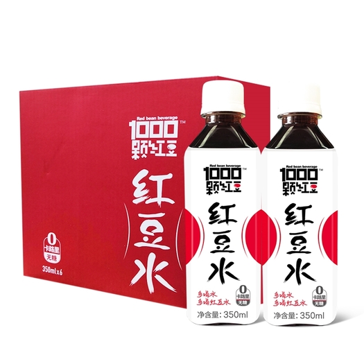 可漾红豆水无糖饮料350ml6瓶
