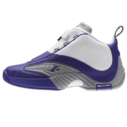 5码!reebok answer 4 白紫男款运动鞋