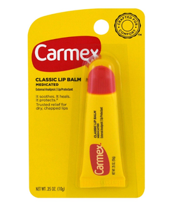 适合干燥皲裂嘴唇！Carmex 润唇膏 经典 含药物  10克