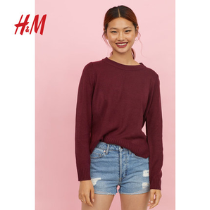 H&M DIVIDED女装针织衫2018秋季新款