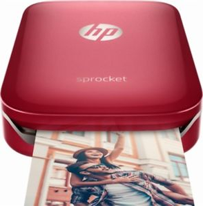  HP 惠普 Sprocket 口袋照片打印机 黑色/红色可选 $71.99（¥580）