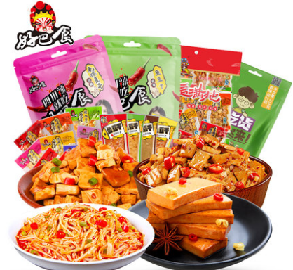 预售好巴食散装多口味豆腐干金针菇小零食1658克