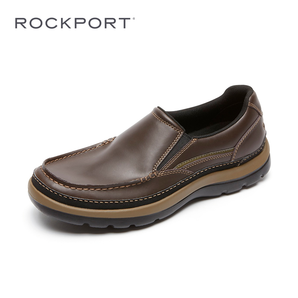 Rockport/乐步 新款休闲宽楦懒人皮鞋真皮一脚蹬男鞋