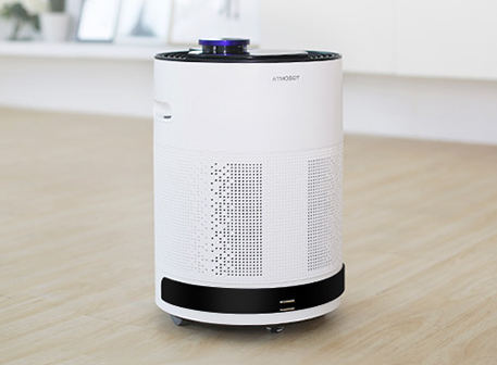 科沃斯(ecovacs) 智能移动空气净化机器人沁宝a650wa白净黑 app远程操