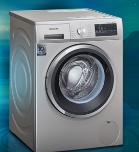 西门子（SIEMENS）XQG90-WM12P2C99W9公斤变频加速节能洗除菌液程序滚筒洗衣机（锻光银）西门子(SIEMENS)洗衣机WM12P2C99W