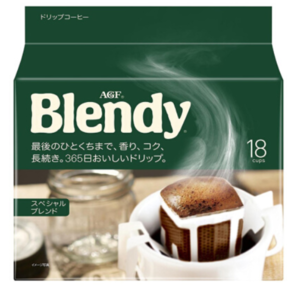 AGF Blendy系列 滤挂/挂耳咖啡 7g/袋*18袋