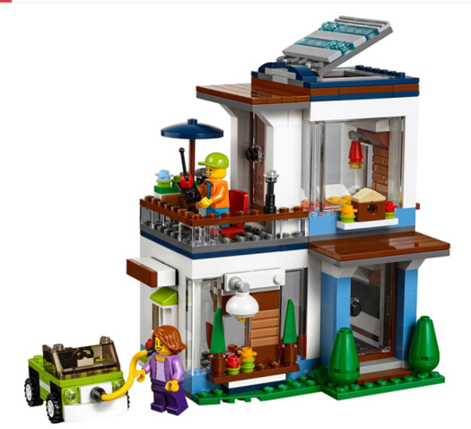 lego 乐高 创意百变系列 31068 现代独栋别墅 209元含运费(需用券)