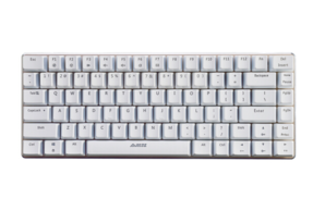 AJAZZ 黑爵 极客AK33 机械键盘 青轴 白色 单色