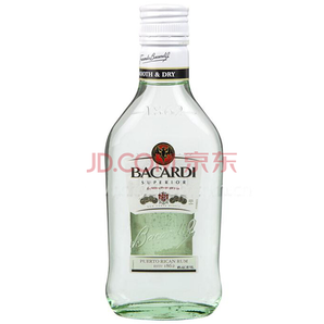 BACARDI 百加得 白朗姆酒 200ml