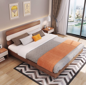7日0点！ A家家具 单床+床头柜*1+床垫 1.5米框架床 1719元包邮