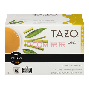 临期品、至1月： Tazo 泰舒 原味绿茶 10包 *3件 34.54元含税包邮（双重优惠）