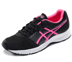 18号：ASICS 亚瑟士 PATRIOT 8 女款透气跑步鞋 粉色/白色/淡紫色  