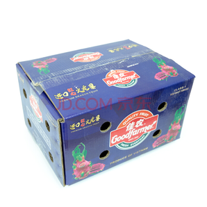 佳农 越南红心火龙果 原箱装 约14-16个 新鲜水果55元（需用券）
