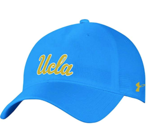 NCAA男式UnderArmourairvent可调节棒球帽海蓝色  到手100.24元