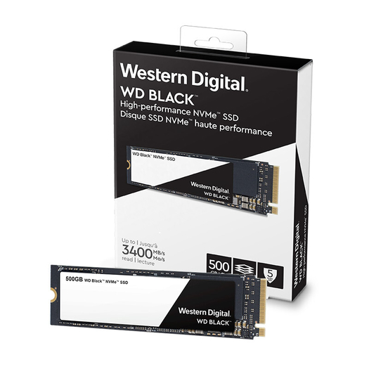 wd西部数据wds500g2x0c笔记本固态硬盘ssd500gnvme黑盘