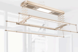 OULIN欧琳  电动晾衣架 L3-FM玫瑰金（照明/风干/消毒） 1.3m