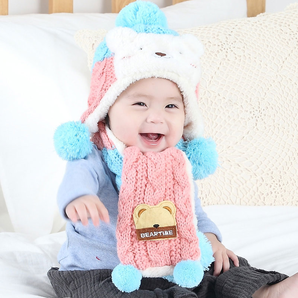 艾米古力 宝宝帽子+围巾套装 19.9元包邮（需用券）