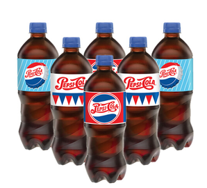 韩国原装进口！Pepsi cola 百事可乐  40/50/60年代纪念可乐 600ml*6瓶装