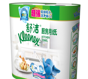 Kleenex 舒洁 厨房纸巾 精致品位印花厨纸2卷装