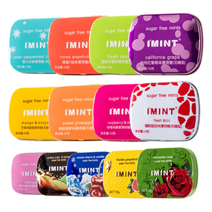 IMINT 无糖薄荷糖 铁盒 19款可选 3盒 *2件 19.8元包邮（双重优惠）
