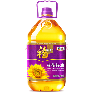 福临门 压榨一级 葵花籽油 4.5L49.9元