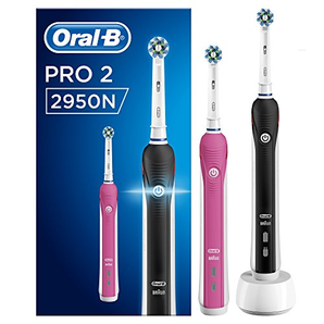 prime会员！Oral-B 欧乐B Pro 2 2950N 特别版 3D电动牙刷2支装  