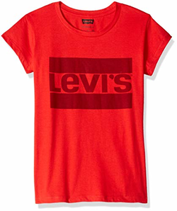 限女童m码！Levi's 女童T恤
