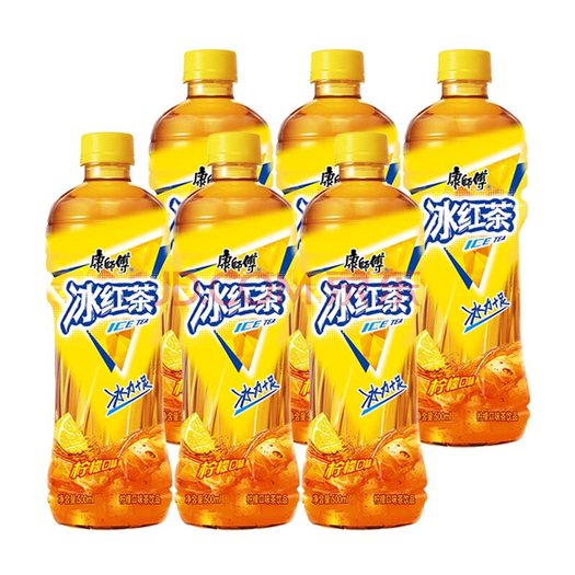康师傅 冰红茶 550ml 6瓶 塑料瓶 *2件20.64元(合10.32元/件)