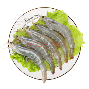  禧美 厄瓜多尔白虾 1kg/盒 50-60只 大虾 火锅食材