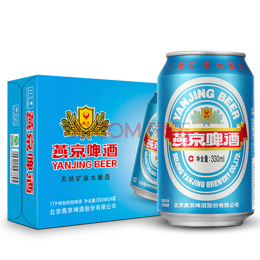 燕京啤酒 11度 蓝听啤酒 330ml*24听