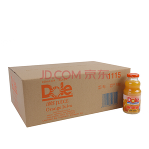 限华东： Dole 都乐 橙味100% 纯果汁 250ml*24瓶