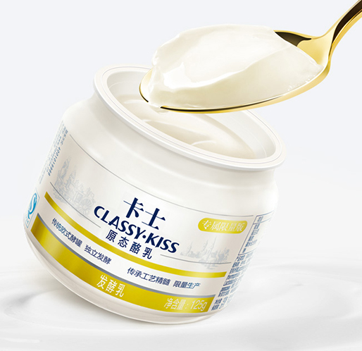 限河南classykiss卡士原态酪乳125g3罐