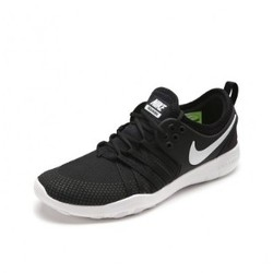 耐克Nike WMNSFREETR7透气耐磨女款黑色配白色训练鞋/全能鞋