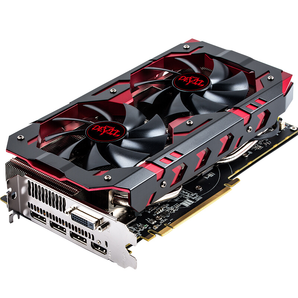 迪兰恒进rx590 devil恶魔红魔 8g电竞游戏显卡