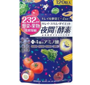 日本ISDG 进口水果蔬菜谷物夜间酵素果蔬孝素120粒/袋