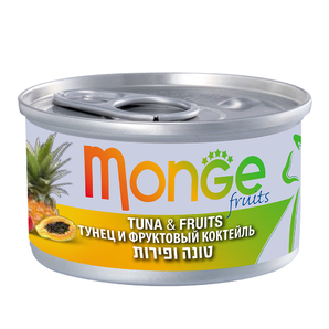 25日0点： MONGE 梦吉 鲜果猫罐头 80g *2件 11元包邮包税（前1小时）