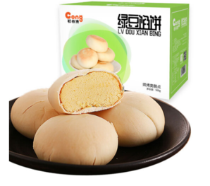 聪师傅 绿豆饼整箱 500g