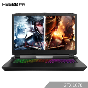 HASEE 神舟 战神GX8-CP5S1 17.3英寸游戏笔记本电脑