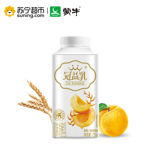 拼团价:mengniu蒙牛冠益乳燕麦黄桃250g罐