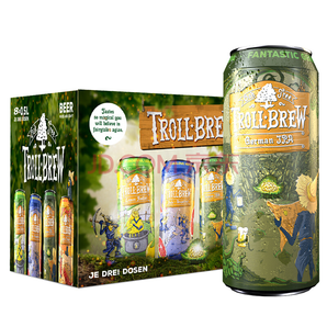 troll brew 艾斯宝 精酿系列 淡色艾尔IPA啤酒500ml*8听59元，可双重优惠至42.4元
