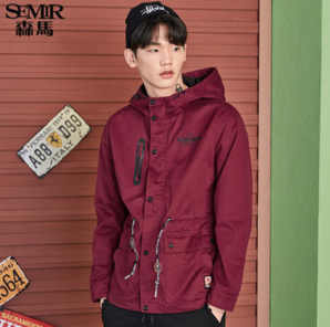 16号0点： Semir 森马 13316091004 男士连帽防风夹克