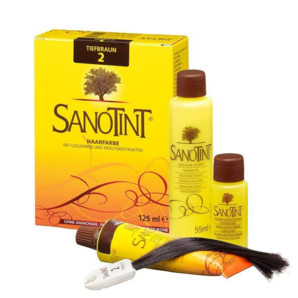 无纸盒包装，瑕疵福袋！SANOTINT 意大利天然纯植物染发剂#2  深棕色