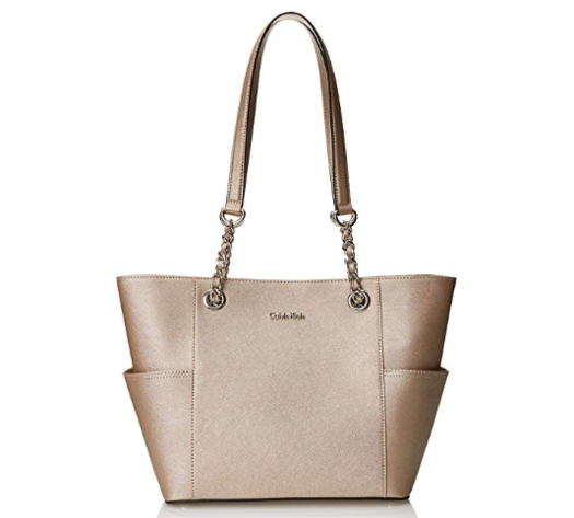 calvinklein卡尔文克莱恩十字纹牛皮皮革编织手提包到手价71361元