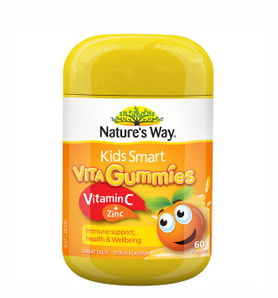新人专享！ Nature's way 佳思敏 儿童维生素C+锌软糖 60粒