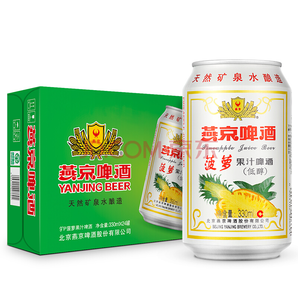 燕京啤酒 9度 菠萝啤 330ml*24听   29元