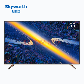  3日10点： Skyworth 创维 55V7 55英寸 4K 液晶电视 