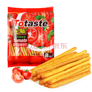 Totaste 土斯 番茄味棒形饼干 128g *2件8.9元（合4.45元/件）