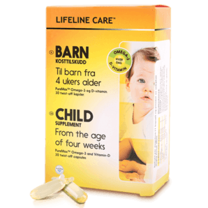 挪威Lifeline Care 宝宝鱼油婴幼儿DHA儿童补脑记忆力
