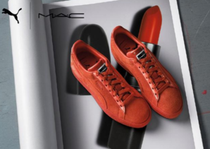 PUMA X M.A.C 跨界合作 三支口红色 女士板鞋